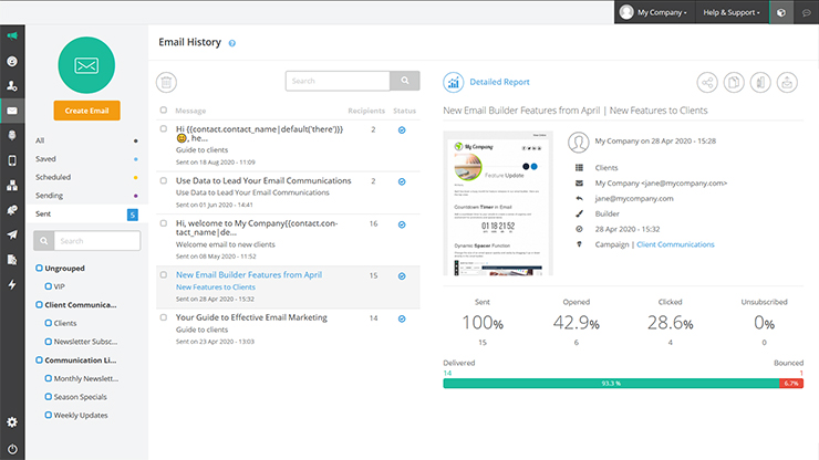 Email-History-Dashboard