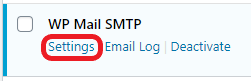 WP Mail Settings