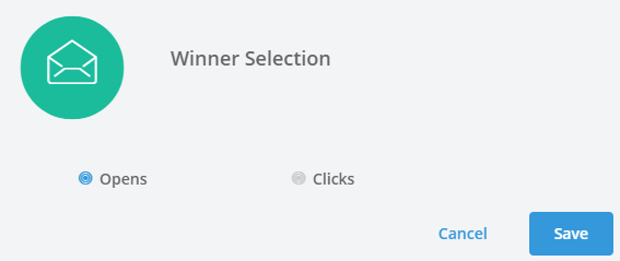 Winner Selection Screen