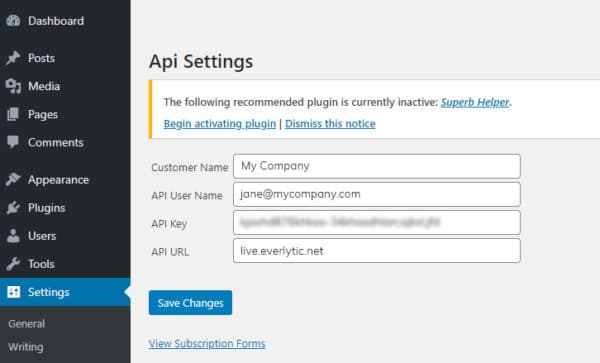 WordPress Forms Plugin | Knowledge Base