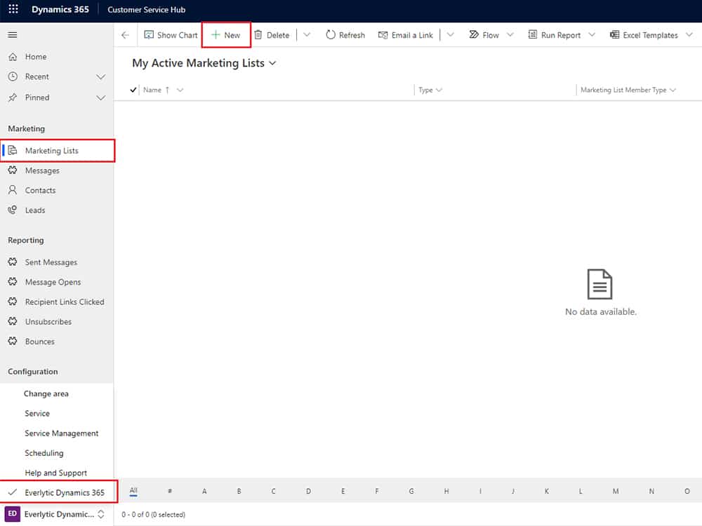 Microsoft Dynamics 365 | Marketing Lists