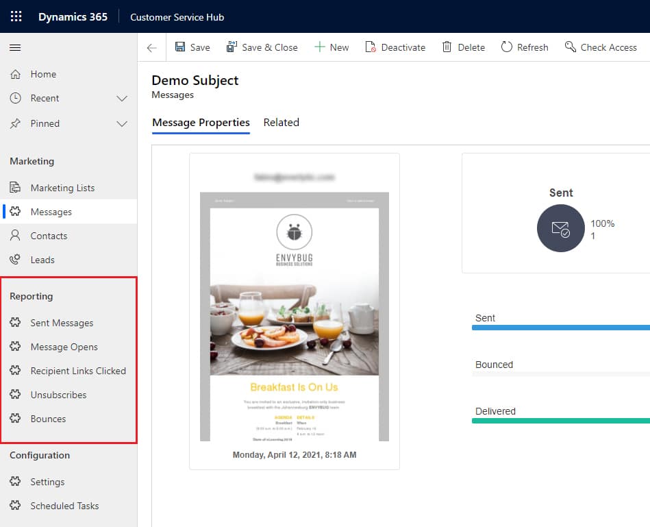 Microsoft Dynamics 365 | Reporting