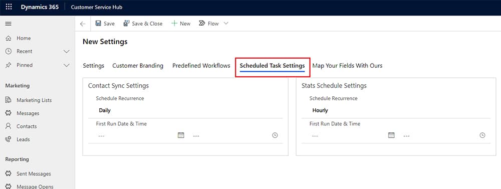 Microsoft Dynamics 365 | Scheduler Settings